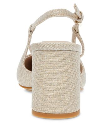 Women's Brooklyn Block Heel Slingback Dress Pumps