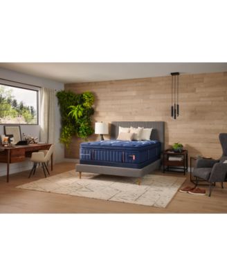 Lux Estate 16" Medium Euro Pillowtop Mattress Set - Queen