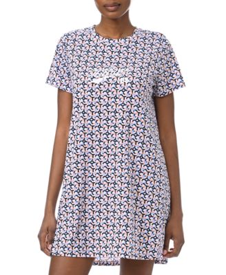 Women's Printed Short-Sleeve Sleepshirt
