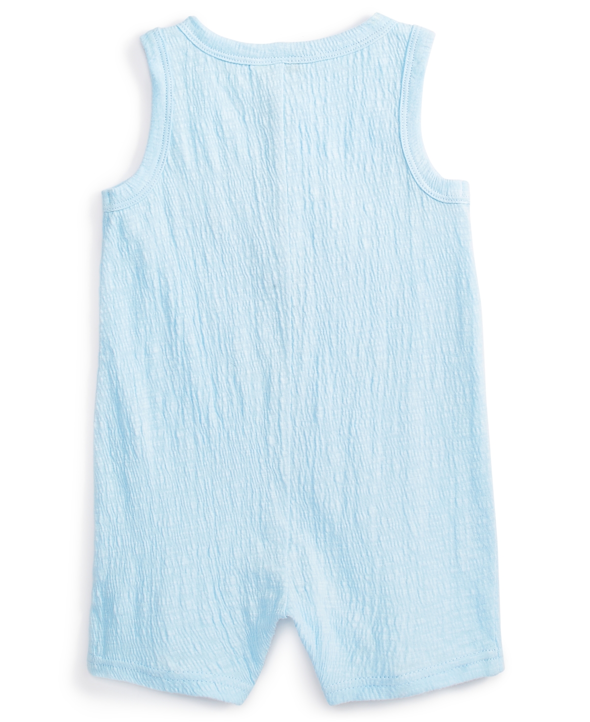 Shop First Impressions Baby Boys Gauze Sunsuit, Created For Macy's In Oasis Blue