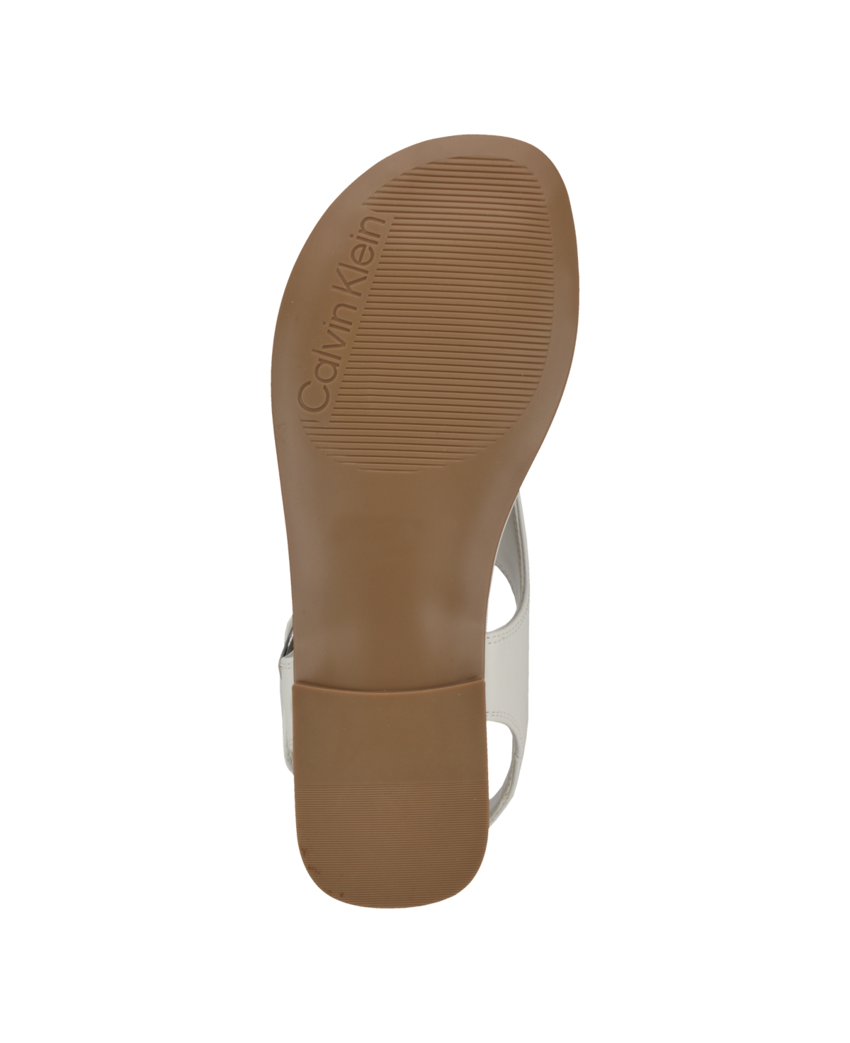 Calvin Klein Moraca Ankle Strap Sandal In White