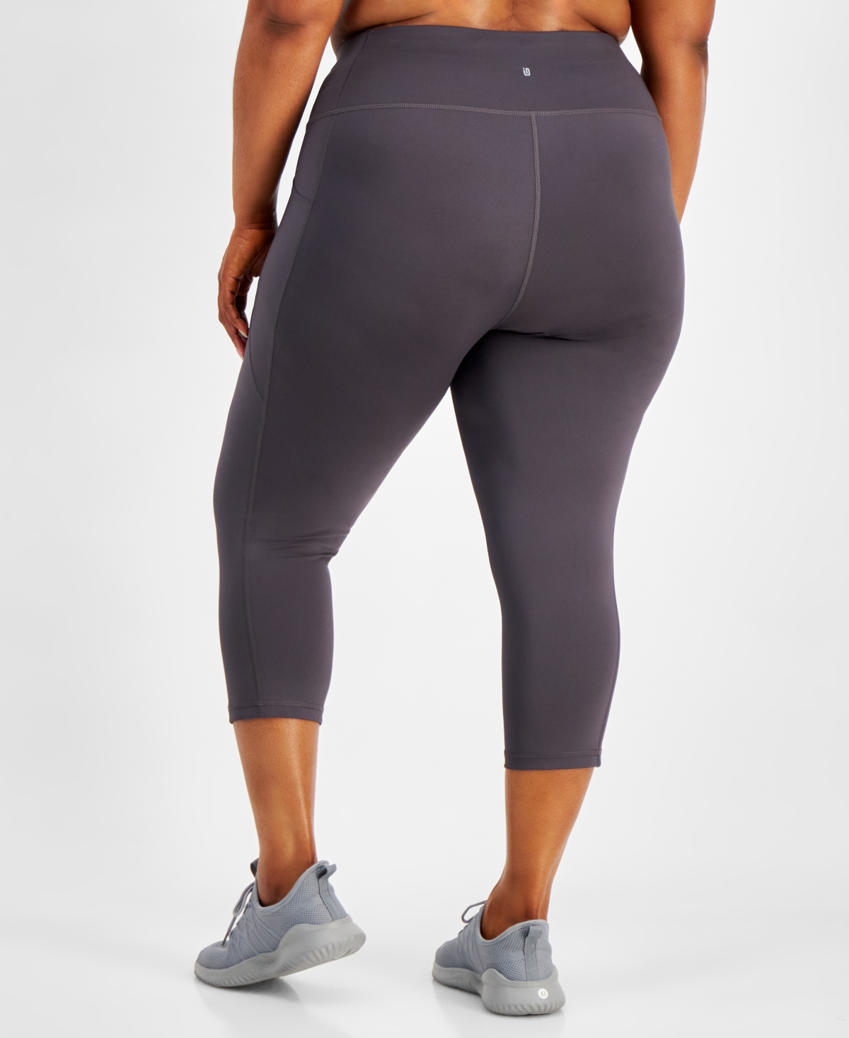 Id Ideology Plus Size Compression Cropped Leggings, Created for Macy's