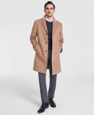 Michael Kors Men's Classic-Fit Wool Cashmere Blend Kavon Overcoat