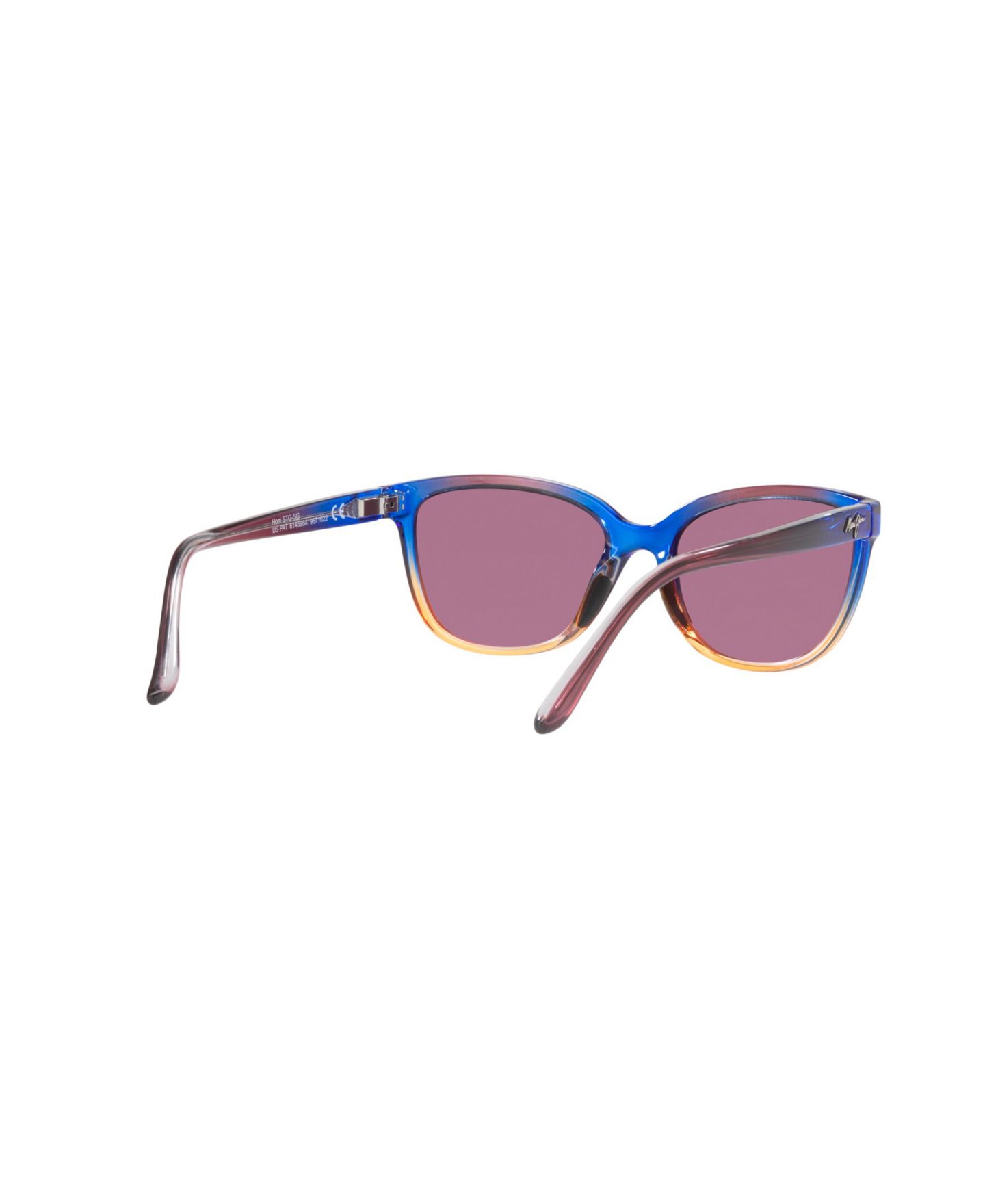 Женские солнцезащитные очки Maui Jim Polarized Sunglasses, 758 Honi, цвет: Синий разноцветный — фото 6