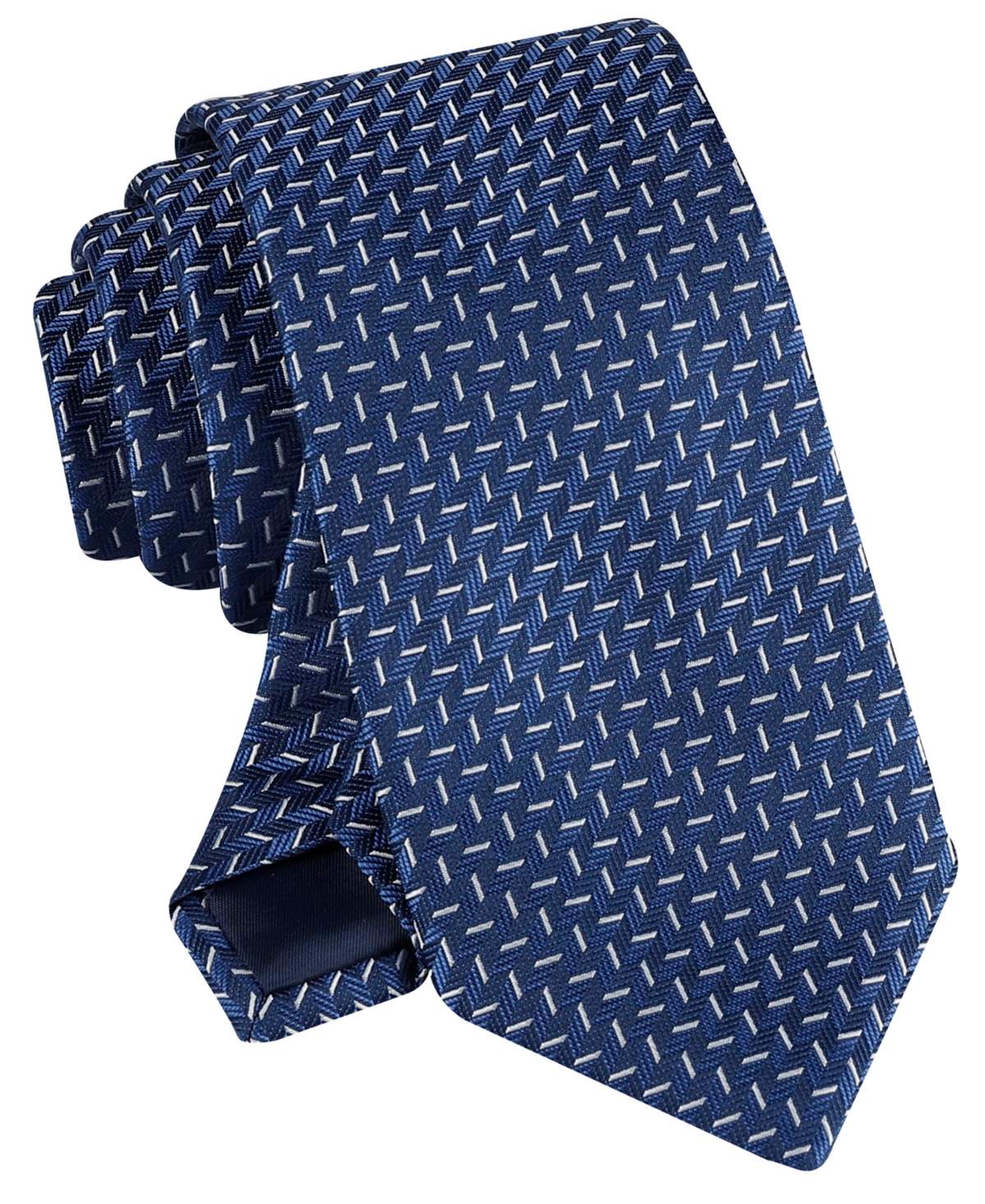 Shop Tommy Hilfiger Men's Classic Arrow Geometric Tie In Navy