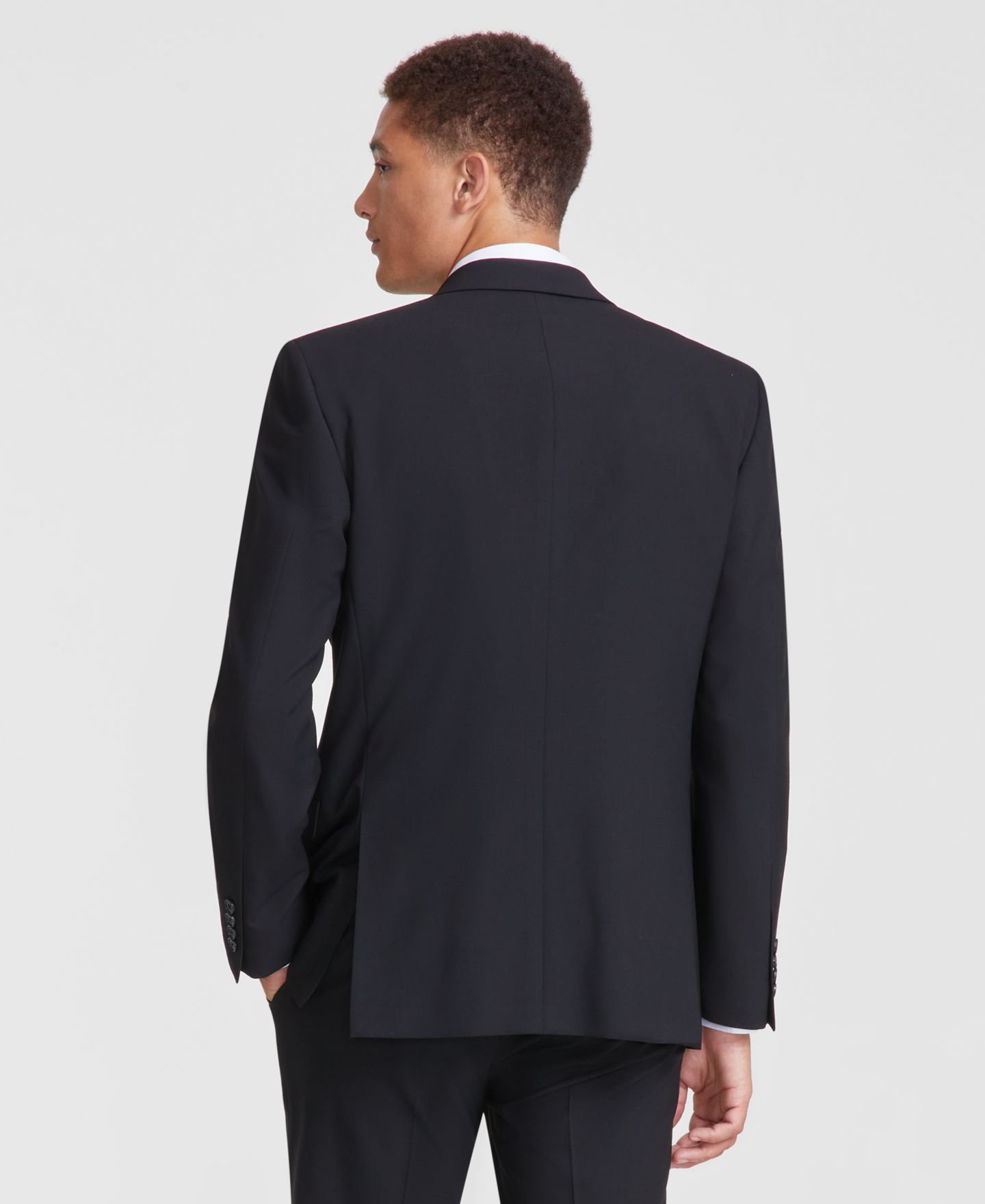 Мужские комплекты DKNY Modern-Fit 2-Piece Suit, цвет: Чёрный — фото 2