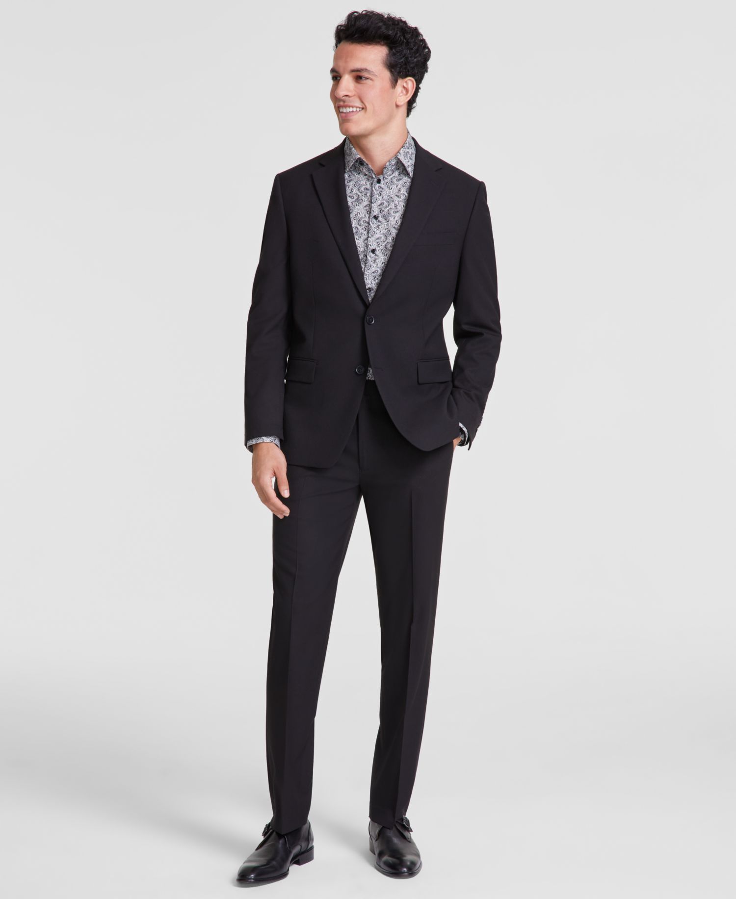 Men's Classic Fit Suit Separate Pant