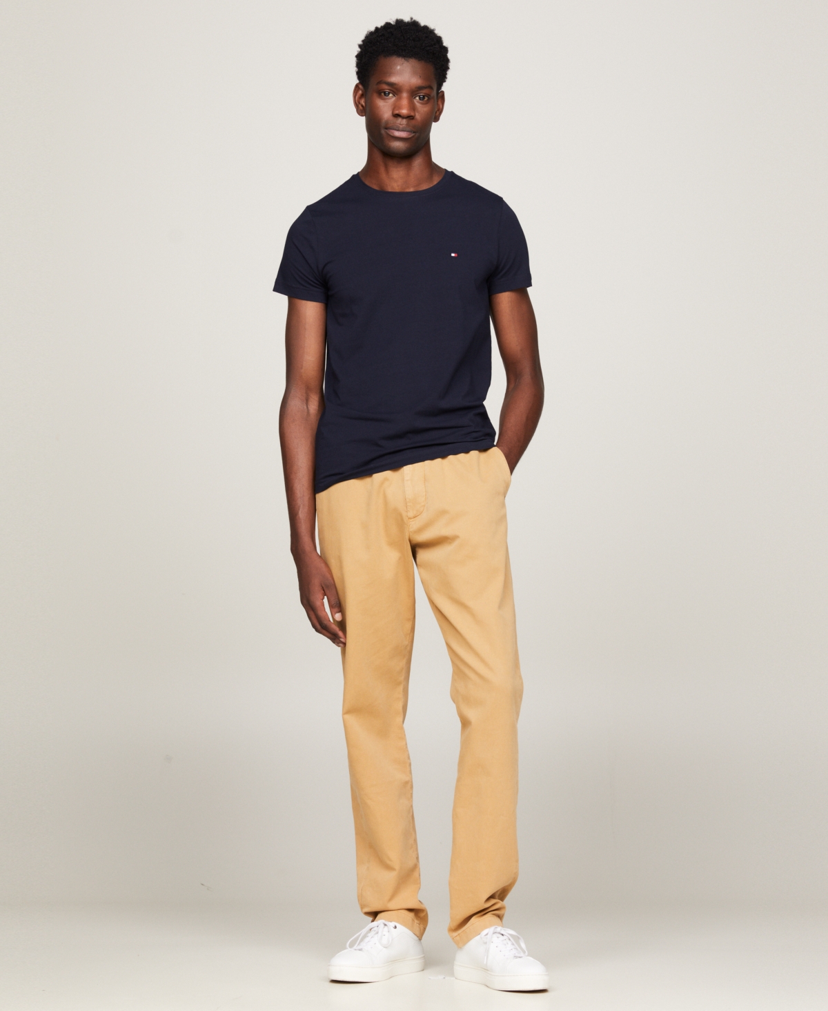 Tommy Hilfiger Men's Stretch Cotton Slim-Fit T-Shirt