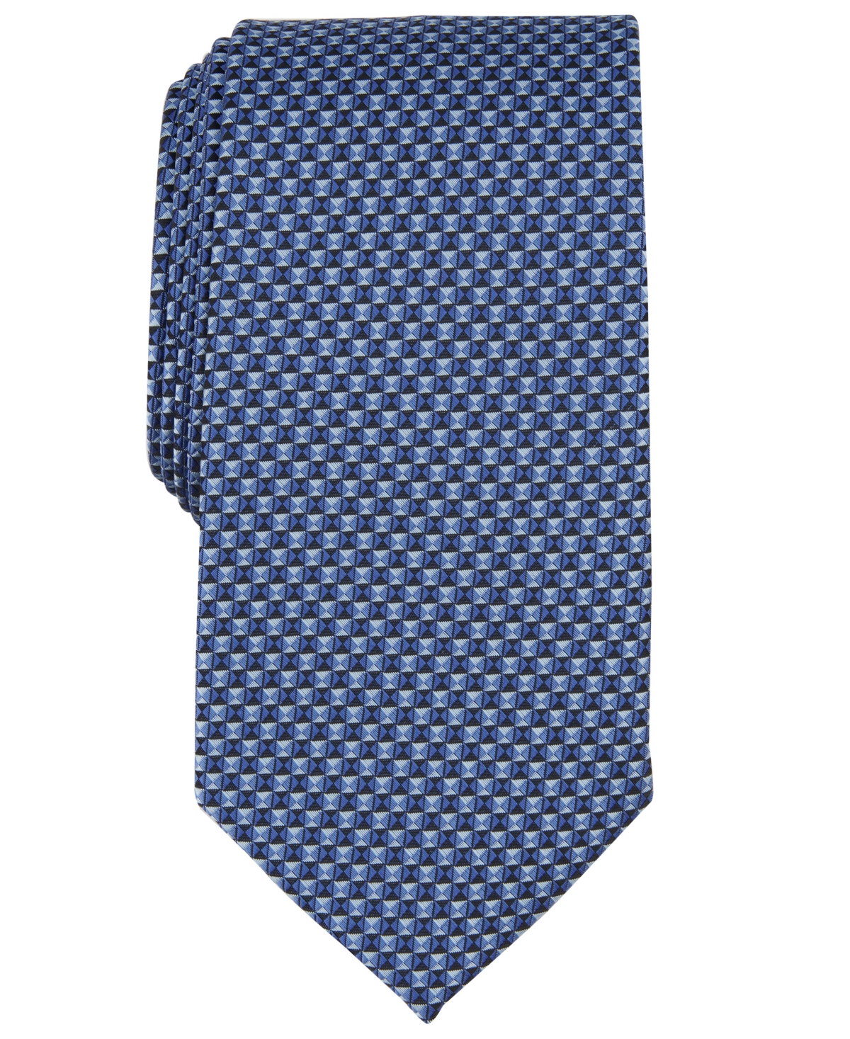 Shop Perry Ellis Men's Stover Checker Pattern In Navy