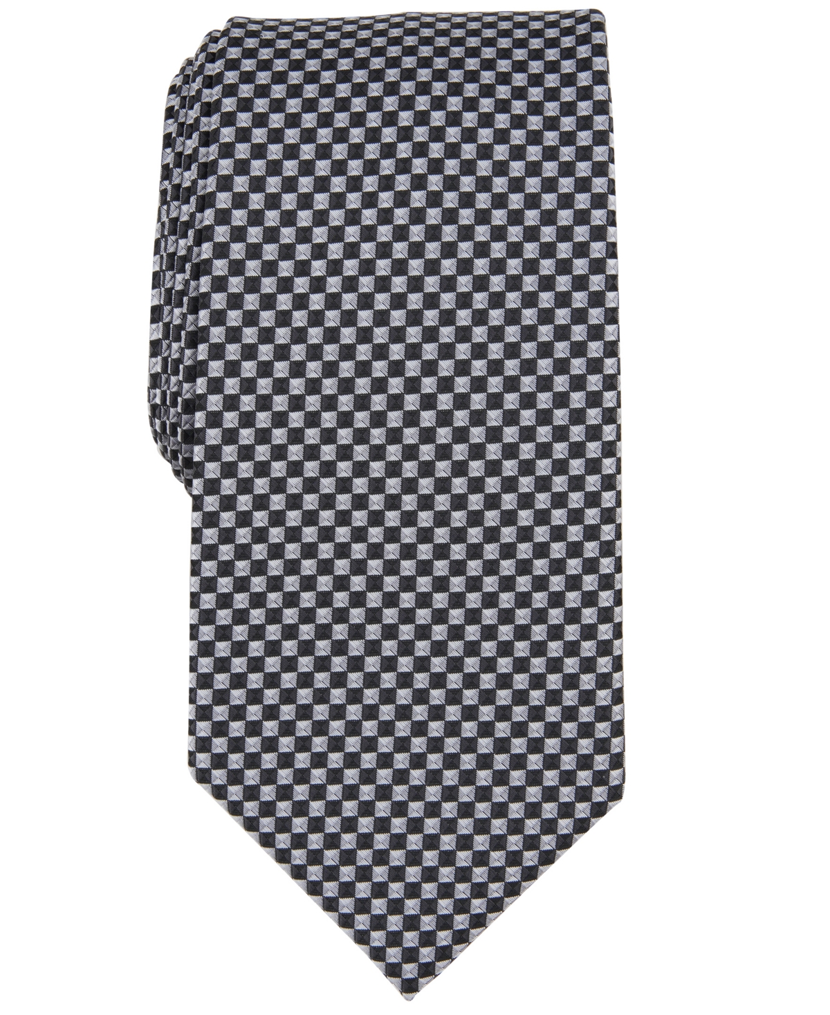Shop Perry Ellis Men's Stover Checker Pattern In Black
