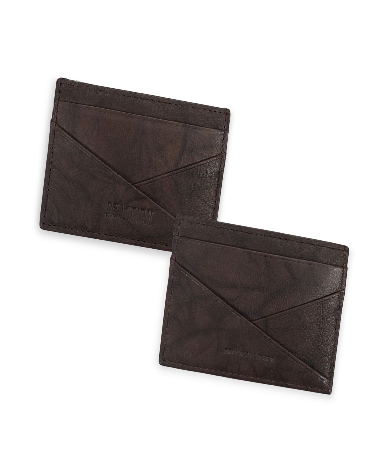 Мужской кошелёк Kenneth Cole Reaction RFID Leather Slimfold Wallet with Removable Magnetic Card Case, цвет: Чёрный — фото 13