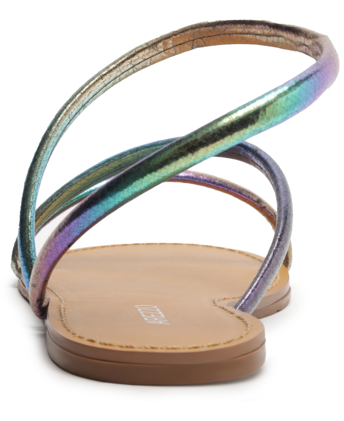 Holographic flat sandals clearance