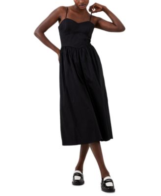 French Connection - Womens Florida Sweetheart-Neck Strappy Dress