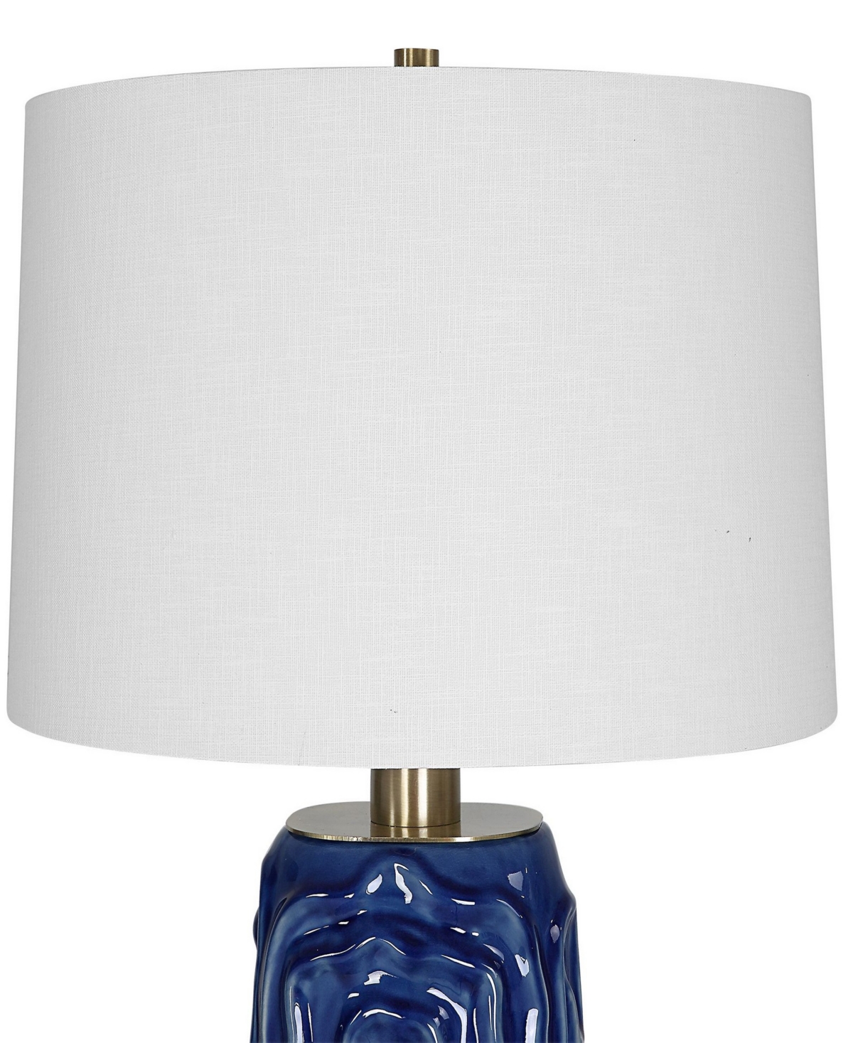 Uttermost 33" Zade Table Lamp, In Blue