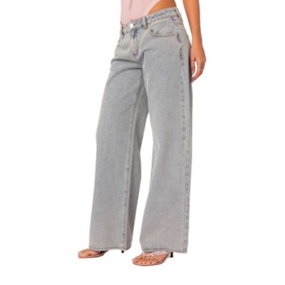 Women's Bow pocket relaxed jeans