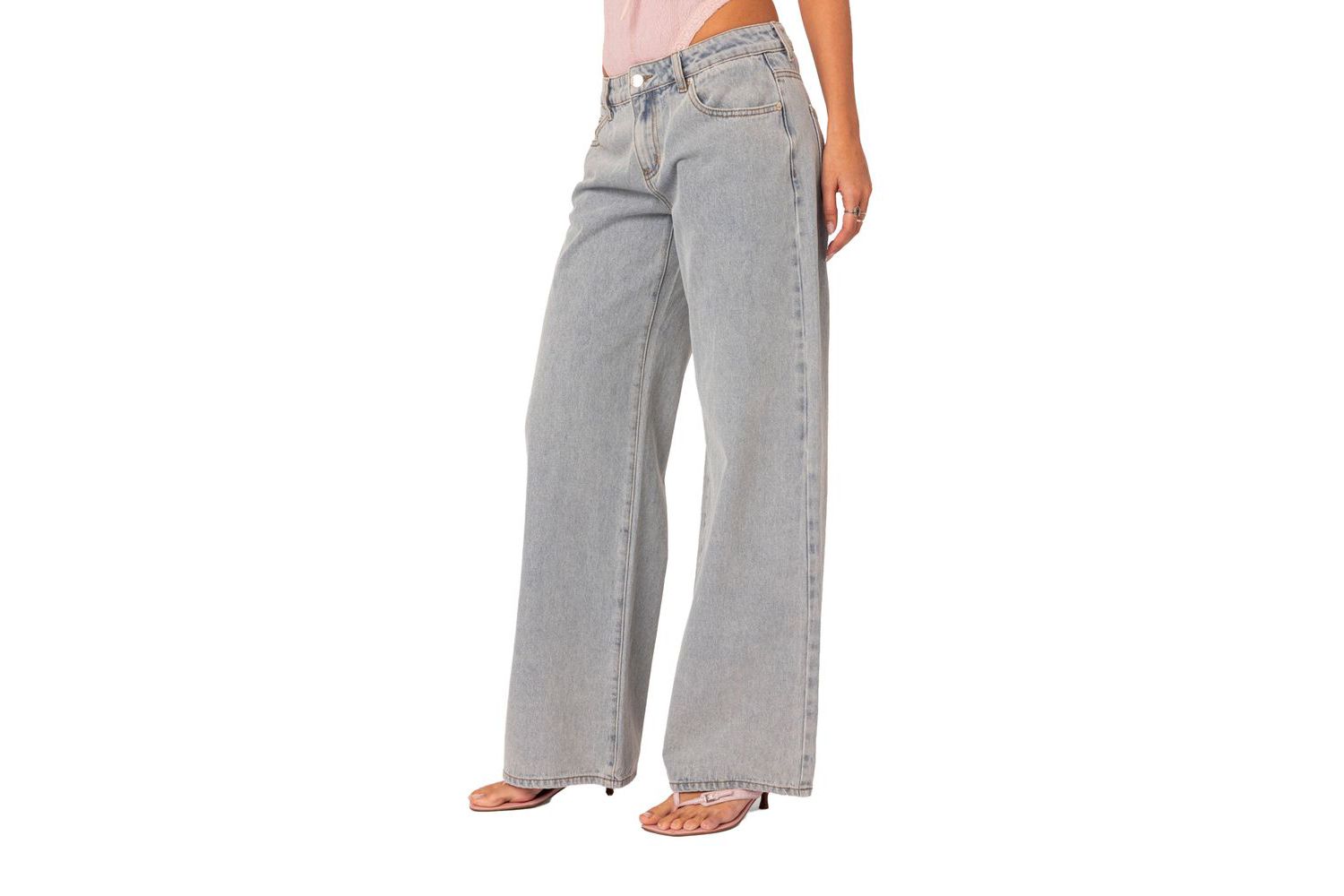 Women's Bow pocket relaxed jeans