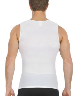 Men's Big & Tall Power Mesh Compression Sleeveless V-Neck Shirt