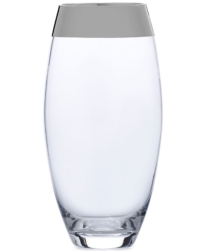 Mikasa Serenity Platinum 10" Teardrop Vase Macy's