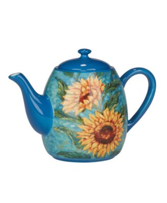 Golden Sunflowers Teapot