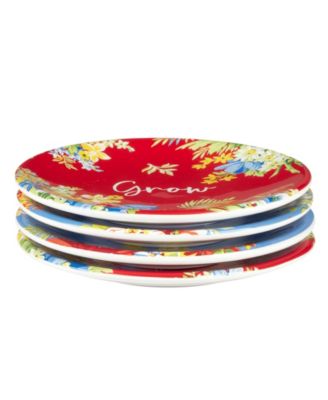 Blossom Set of 4 Canape Plates