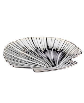 Silver Coast Set of 4 3-D Shell Candy Plate