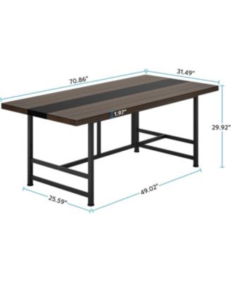 70.86 inches Thocker board 6 People Home & Kitchen Table Dinning Table
