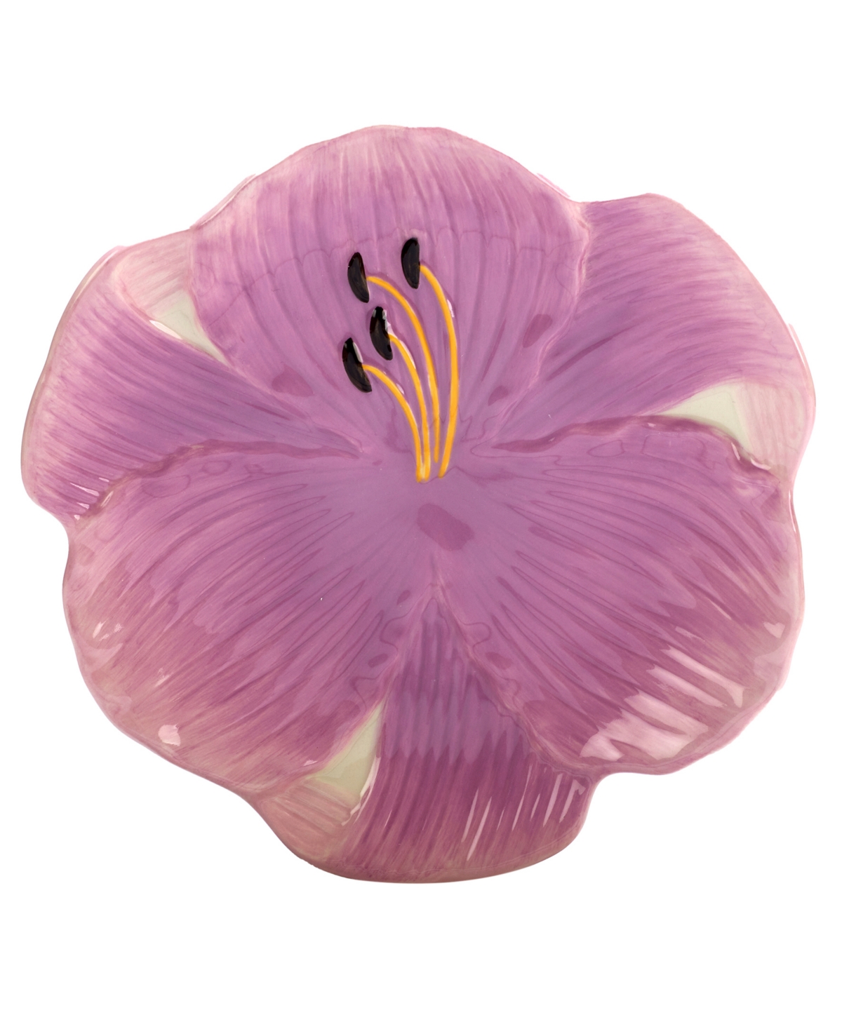Certified International Hummingbirds Set Of 4 3d Floral Dessert Plates In Miscellaneous