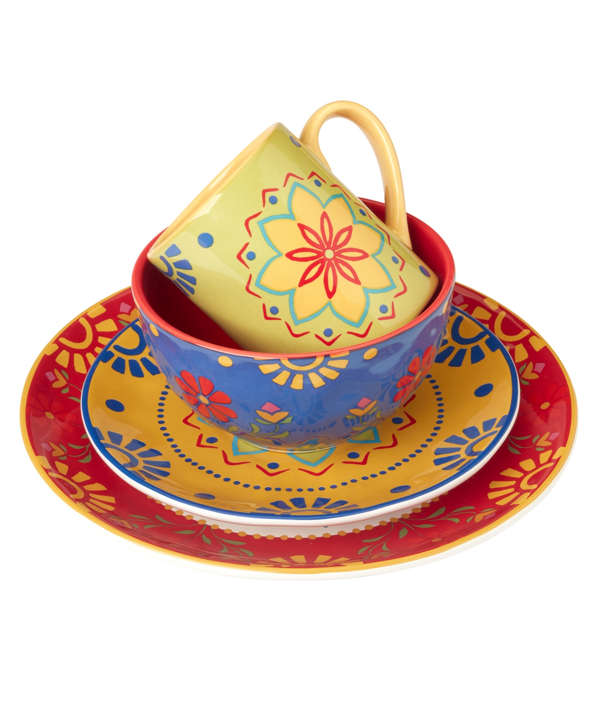 Certified International Spice Love 16pc Dinnerware Set, Service For 4 In Miscellaneous