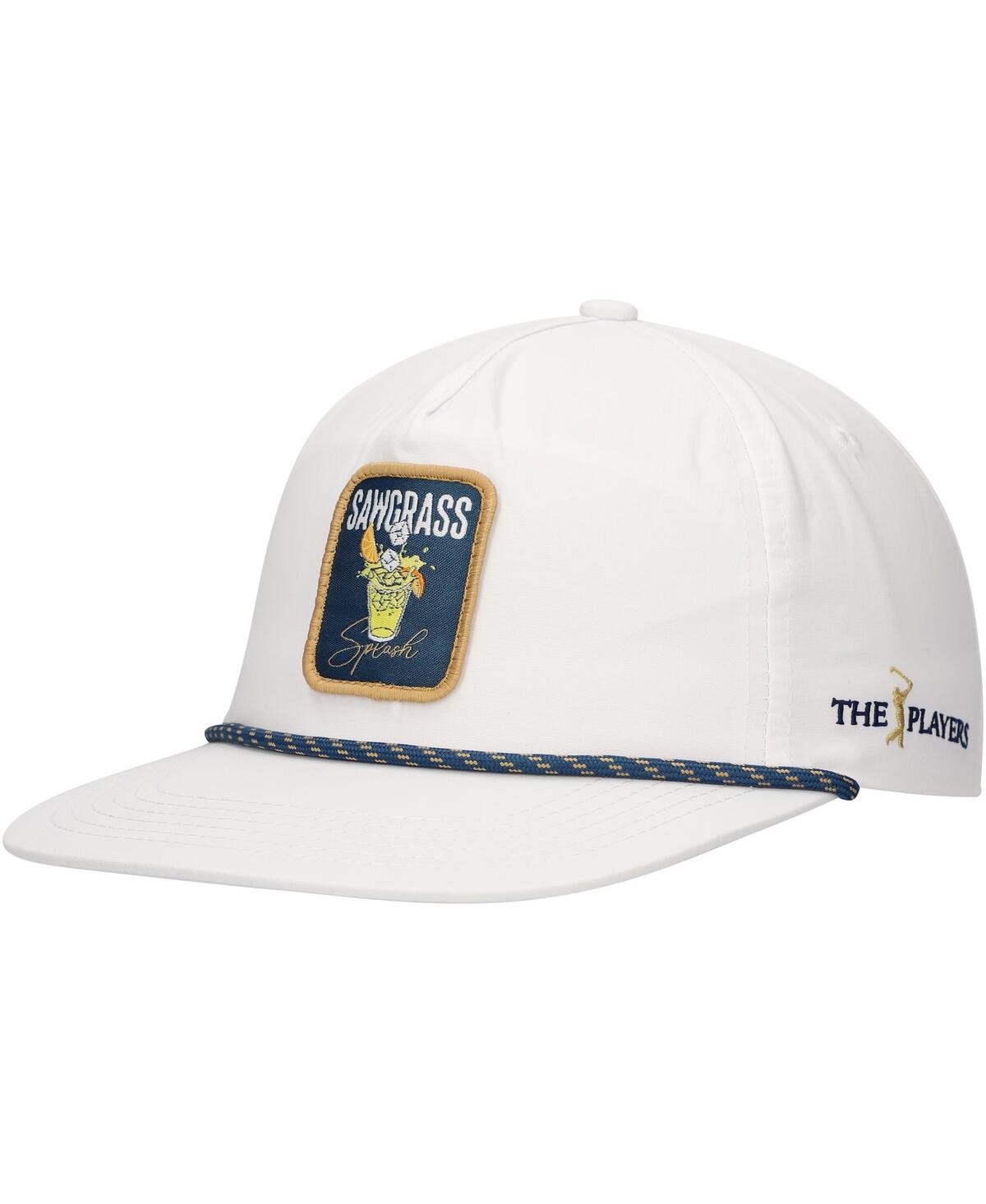 Men's Barstool Golf White The Players Snapback Hat - White