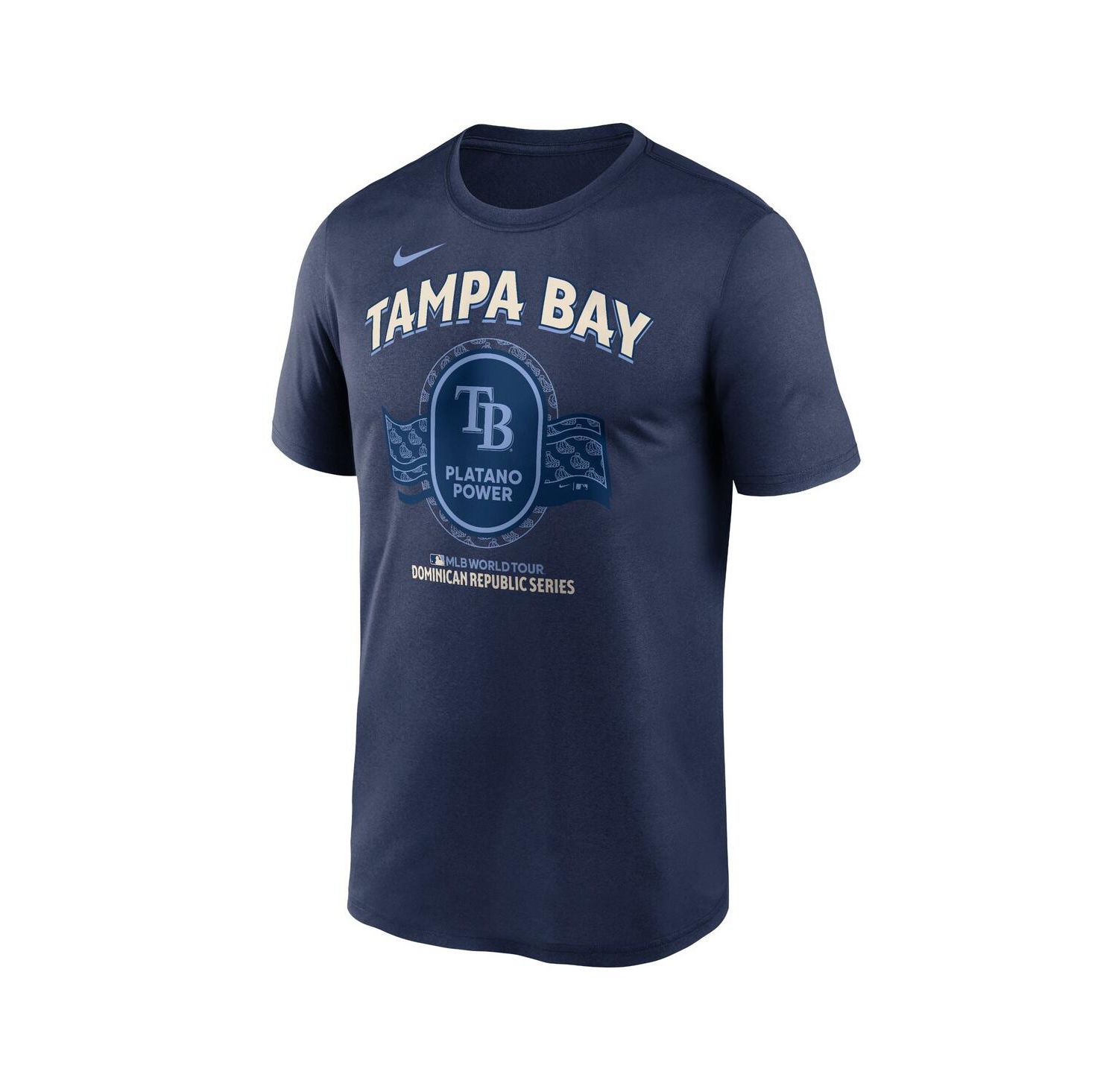 Men's Navy Tampa Bay Rays Dominican Republic Series Legend T-shirt