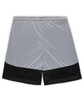 Men's Black Pittsburgh Steelers Big and Tall Team Logo Shorts