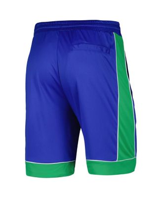 Men's Royal, Green Distressed Seattle Seahawks Vintage-Like Fan Favorite Shorts