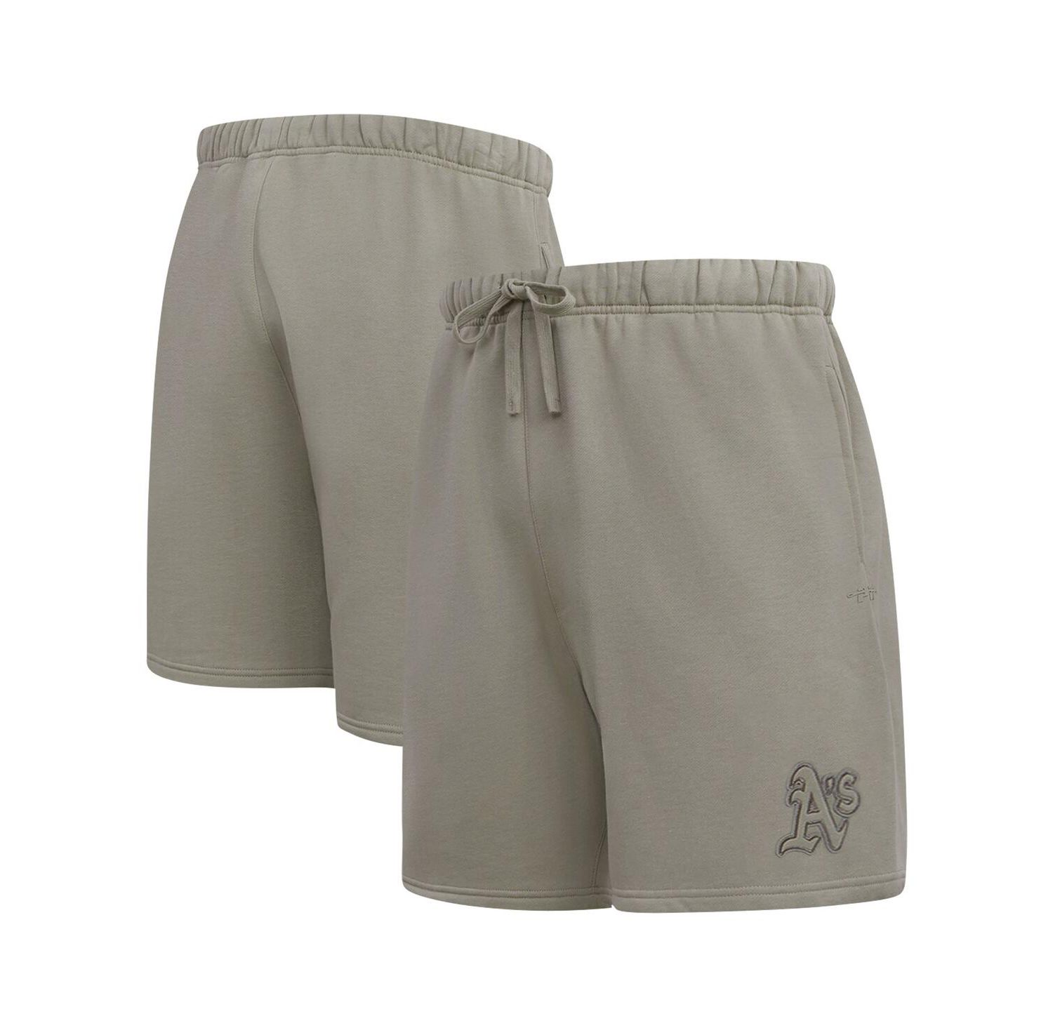 Men's Pewter Oakland Athletics Neutral Fleece Shorts
