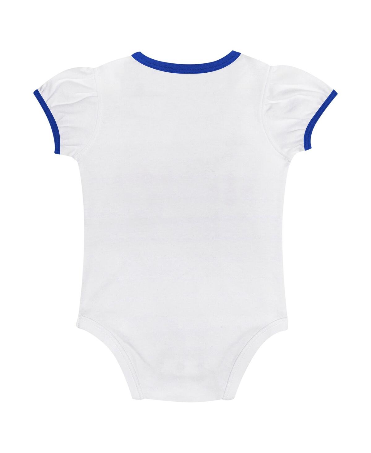 Baby Boys and Girls Chicago Cubs Sweet Bodysuit and Skirt Set - White