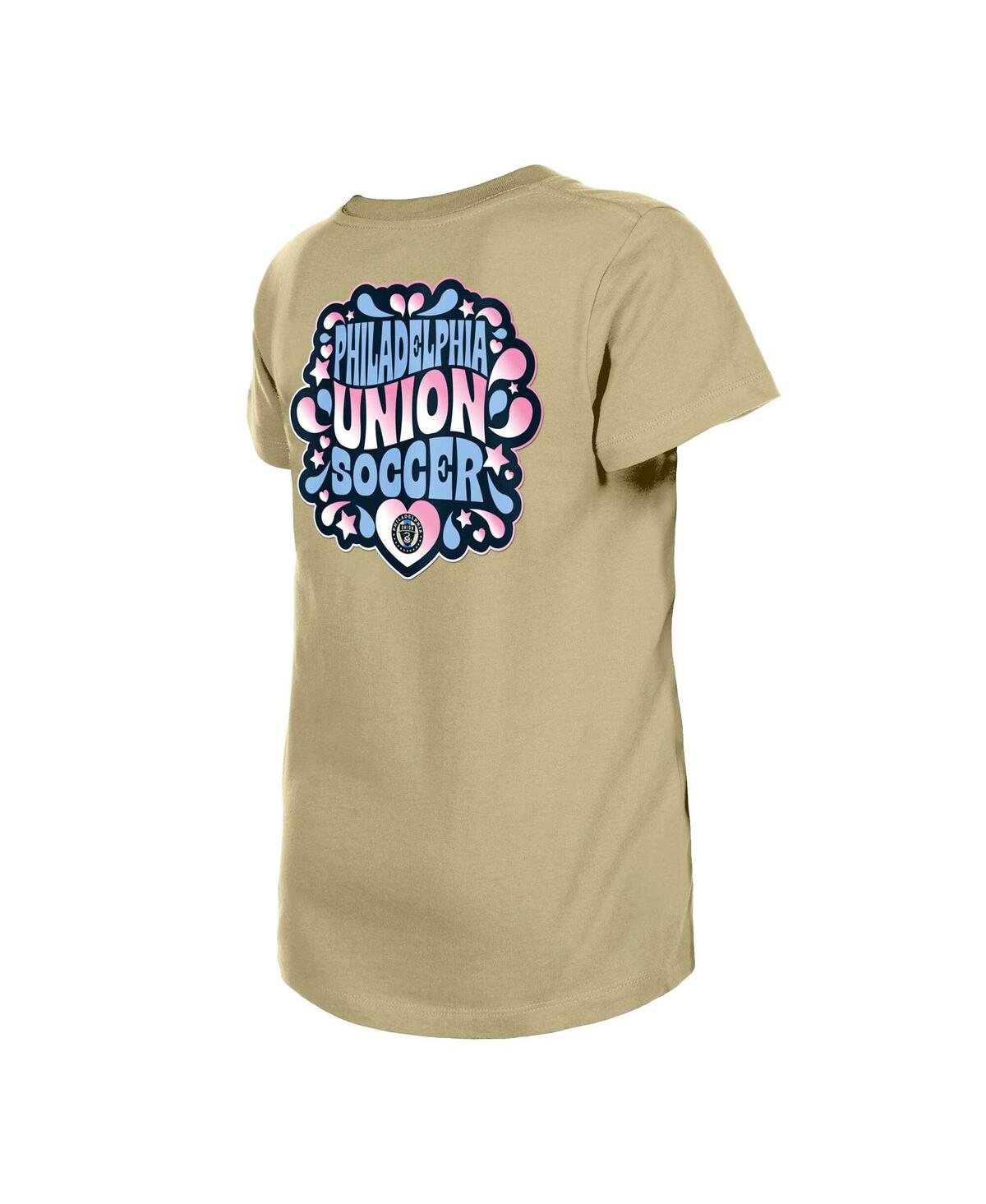 Shop New Era Big Girls 5th & Ocean By  Tan Philadelphia Union Color Changing T-shirt