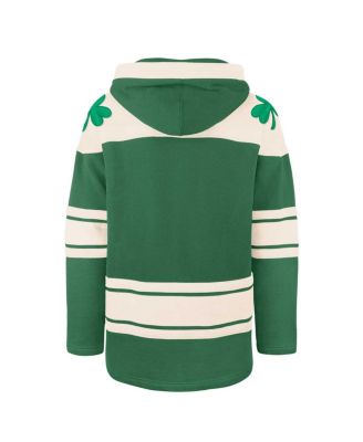 Men's Kelly Green Tampa Bay Lightning St. Patrick's Day Superior Lacer Pullover Hoodie