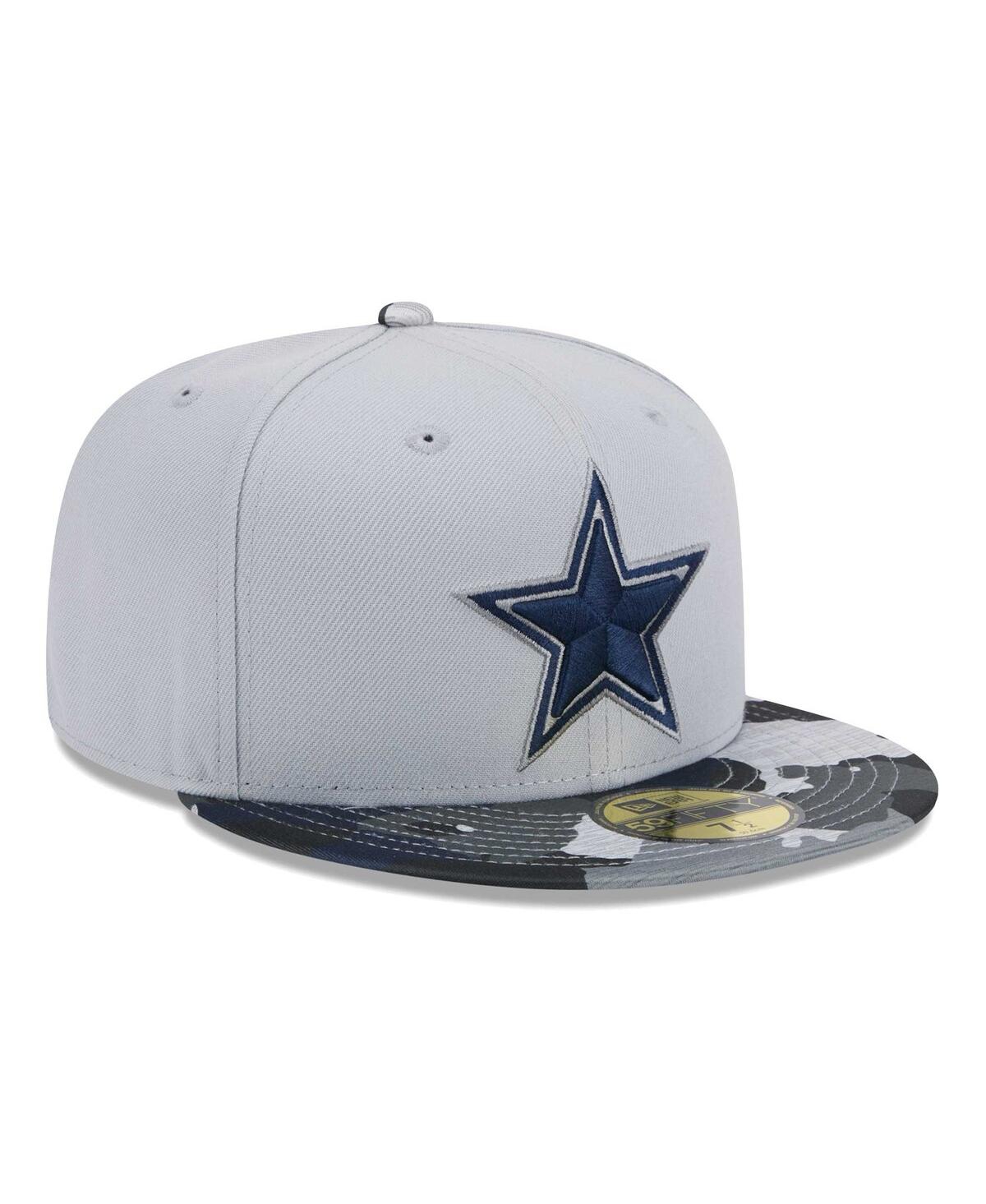 Men's New EraDallas Cowboys Active Camo 59FIFTY Fitted Hat - Gray
