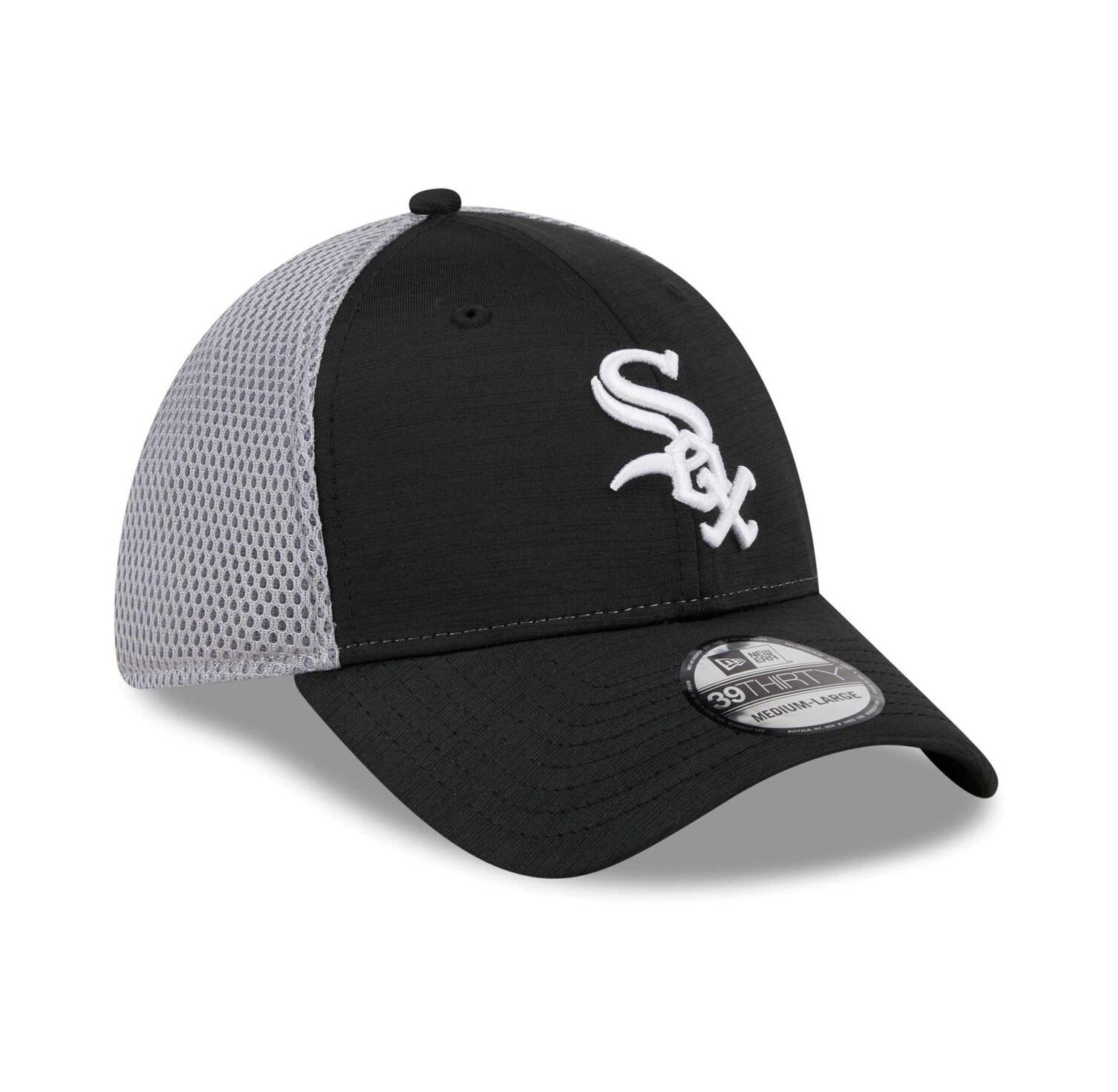 Men's Black Chicago White Sox Neo 39THIRTY Flex Hat