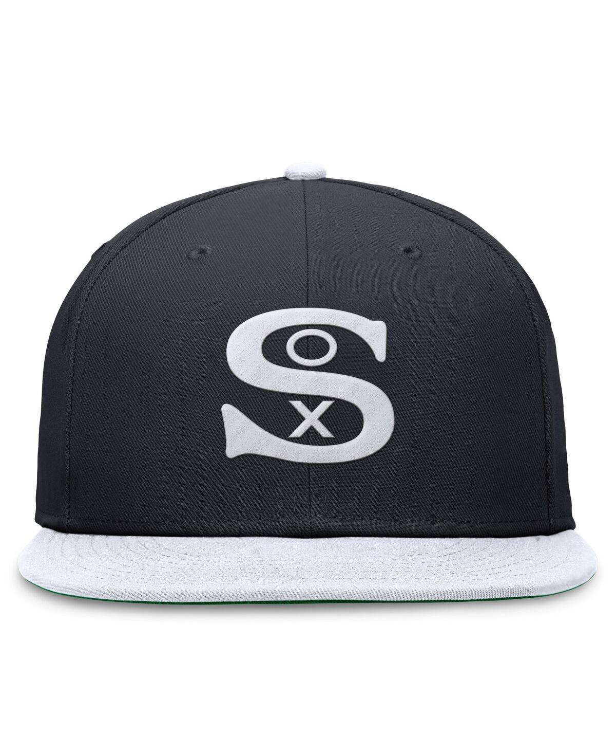 Men's Nike White Distressed Chicago White Sox Rewind Cooperstown True Performance Fitted Hat - White