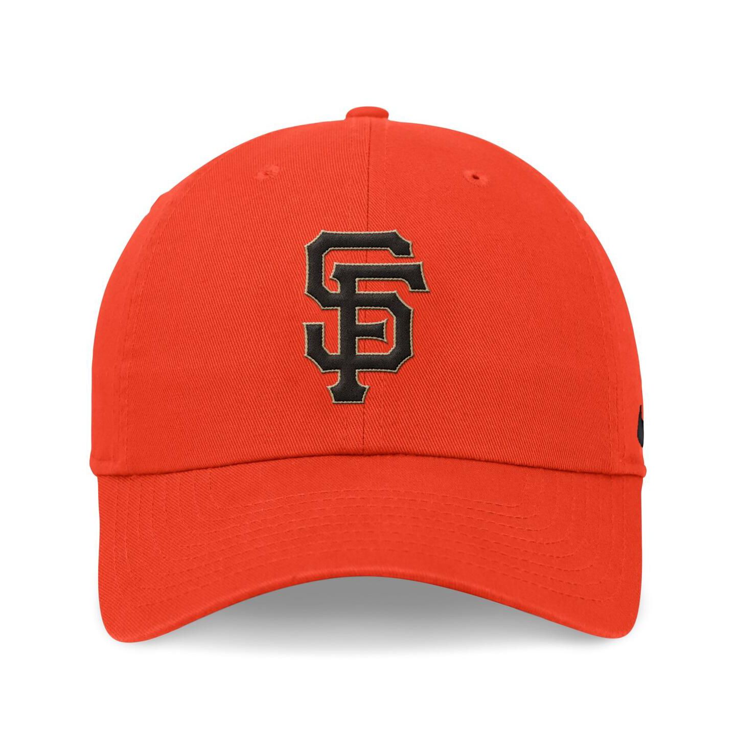 Мужская кепка Nike Orange San Francisco Giants Evergreen Club Adjustable Hat — фото 4