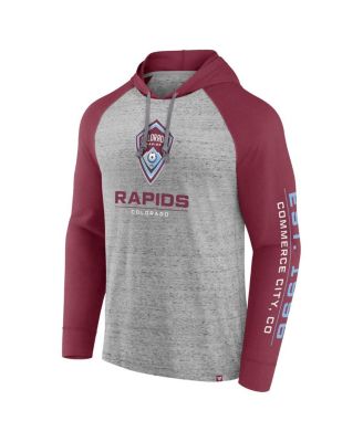 Men's Steel Colorado Rapids Deflection Raglan Pullover Hoodie