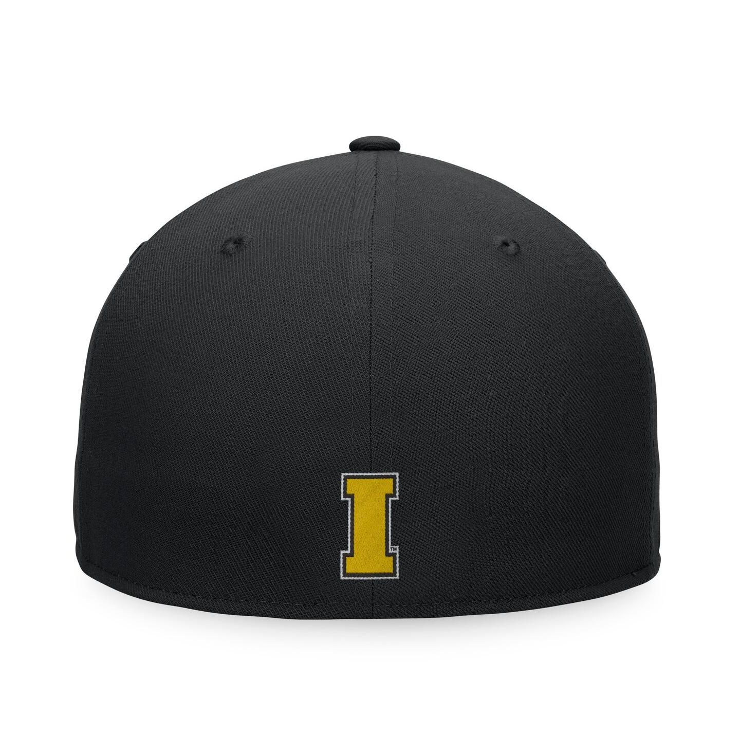 Мужская кепка Top of the World Black Iowa Hawkeyes Fitted Hat — фото 4