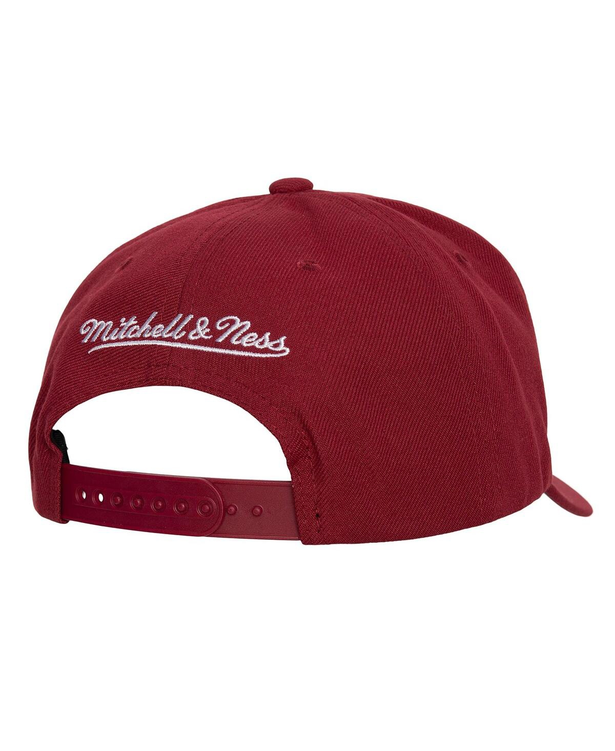Men's Mitchell & Ness Burgundy Colorado Avalanche Team Ground Pro Adjustable Hat
