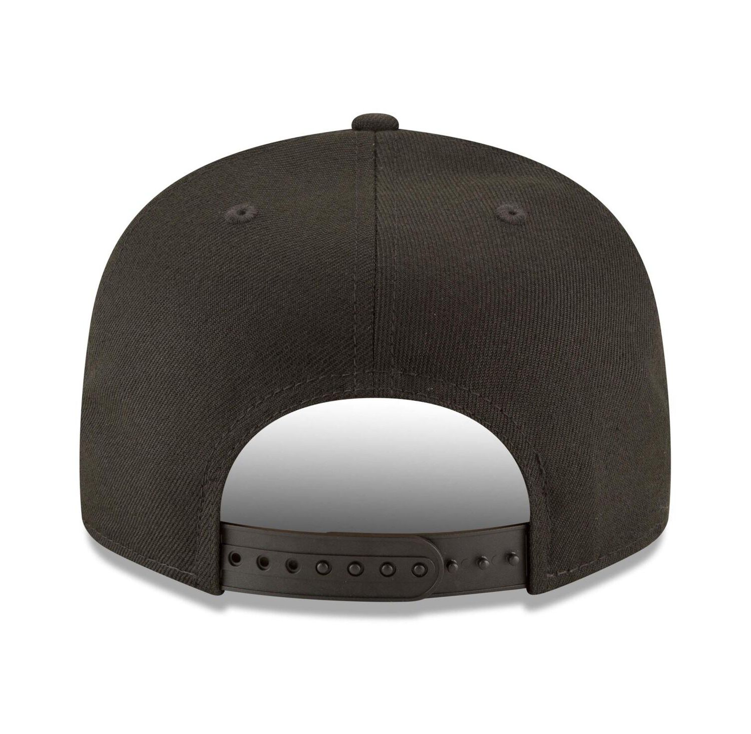 Men's Toronto Blue Jays Black on Black 9FIFTY Team Snapback Adjustable Hat - Black