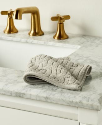 Sculpted Chain-Link Wash Towel, 13" x 13", Exclusively at Macy’s