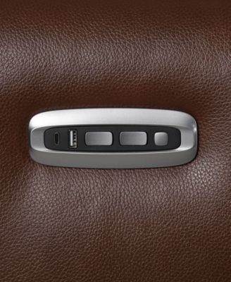 Varsani 90&amp;quot; Zero Gravity Leather Sofa, Created for Macy&#39;s