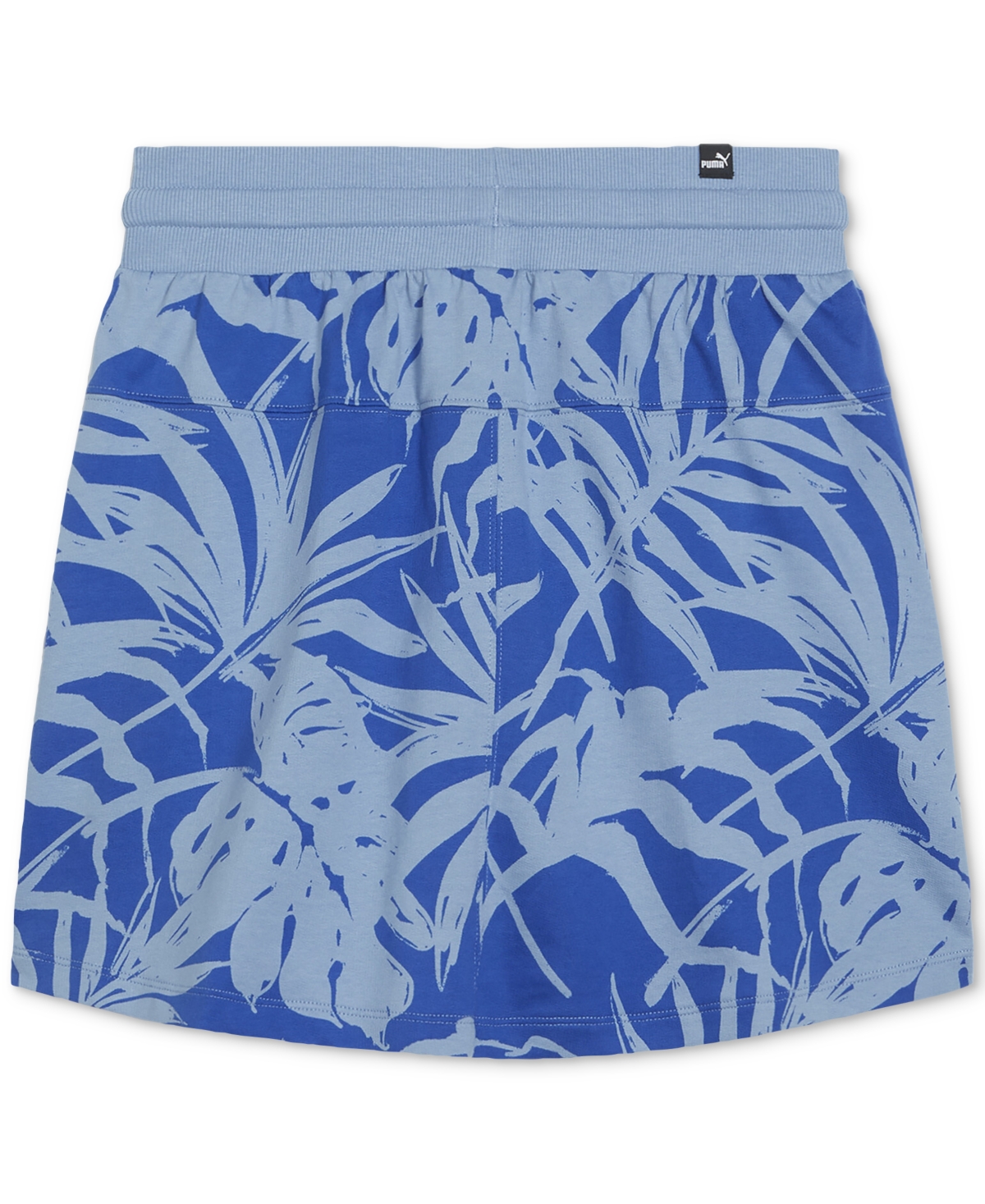 Puma Women's Palm Resort Drawstring-Waist Skirt - Zen Blue-aop