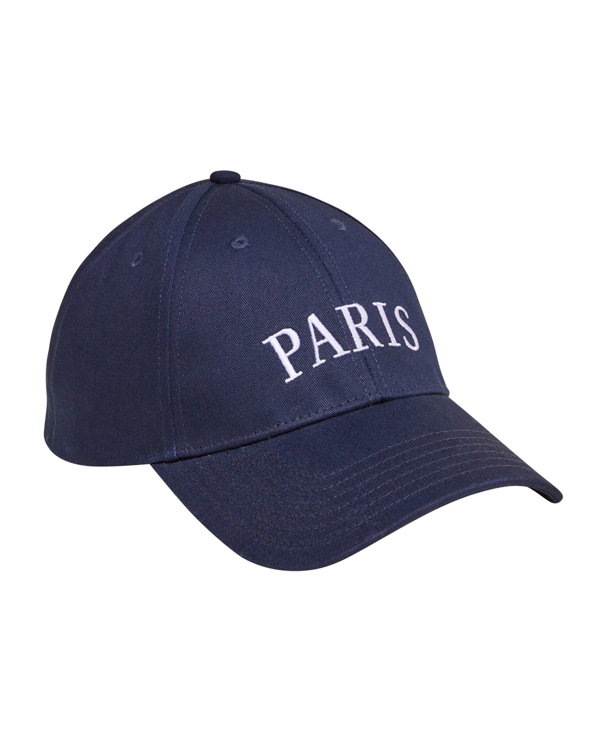 Men's 6 Panel Ball Cap - Navy, Paris