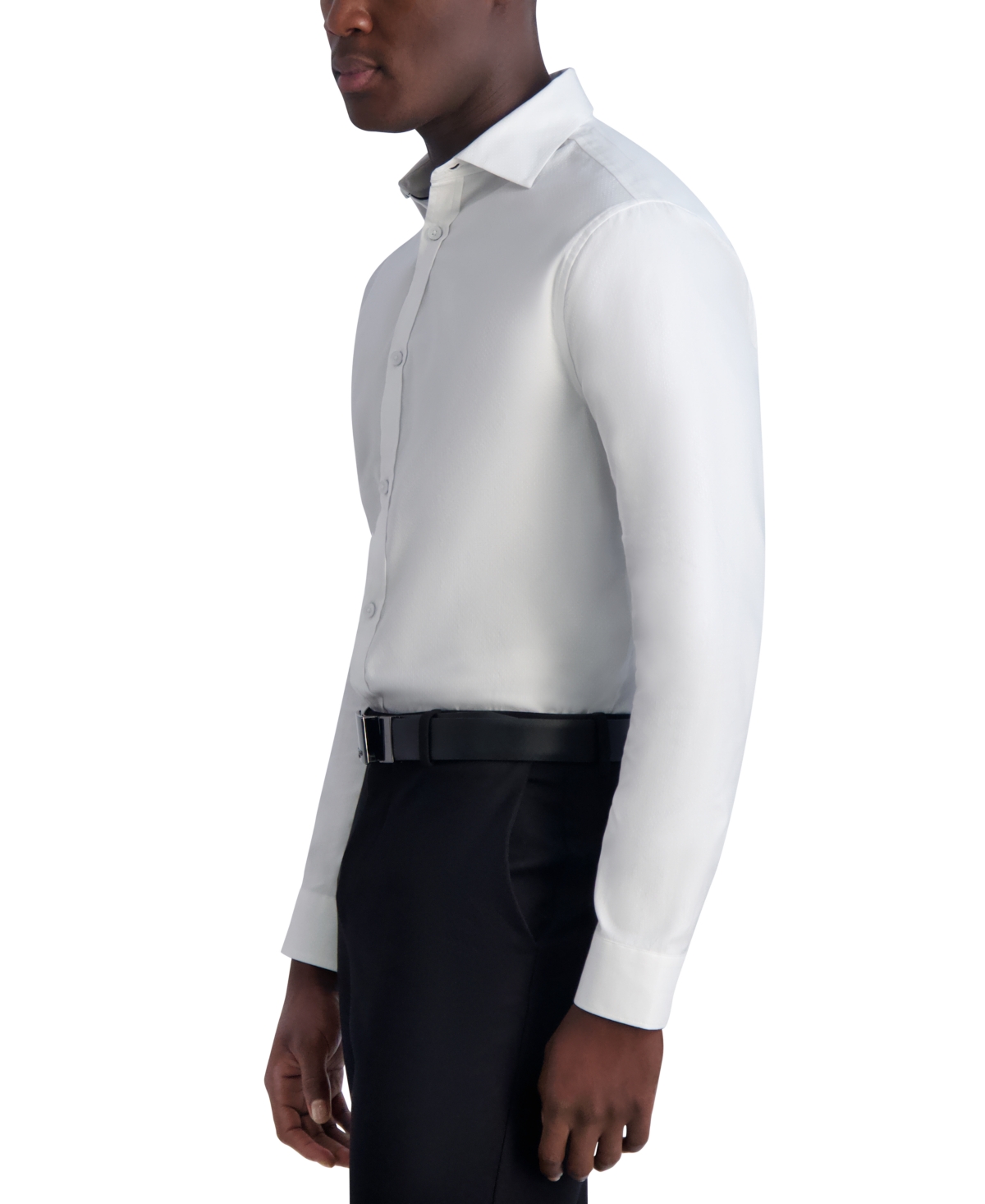 Karl Lagerfeld Paris Men's Slim-Fit Diamond Woven Shirt