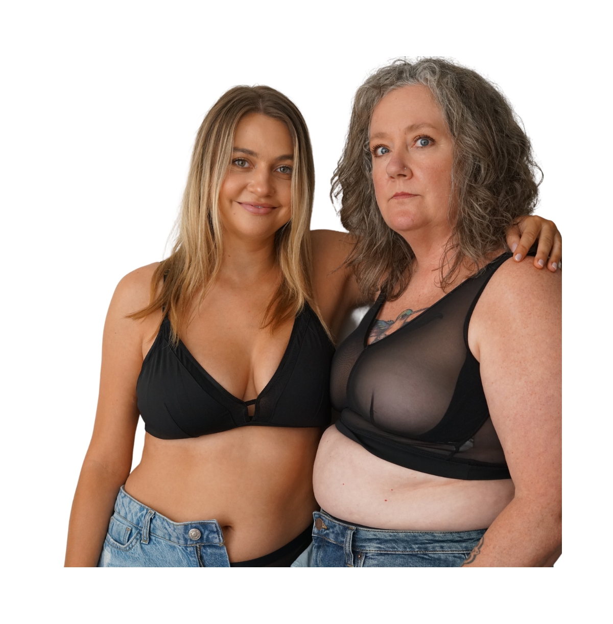 Naked Rebellion Women's Bralette & Tank Bra Set